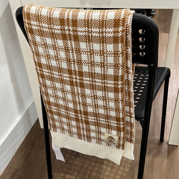 NWT Timberland Plaid Woven Scarf - Picture 2 of 4